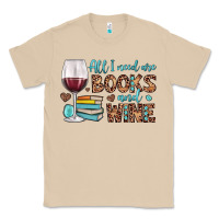Mushroom all i need are books and wine Classic Tee - JahusDesignShop