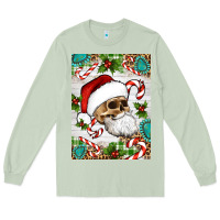 Matcha Christmas hippie skeleton santa Long Sleeve Tee - Artiststas