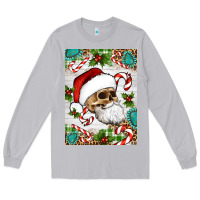 Moon Dust Christmas hippie skeleton santa Long Sleeve Tee - Artiststas