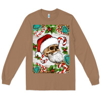 Toasted Coconut Christmas hippie skeleton santa Long Sleeve Tee - Artiststas