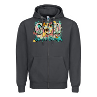 Smoke god is my refugee and strength Zipper Hoodie - NancyCooperArtShop
