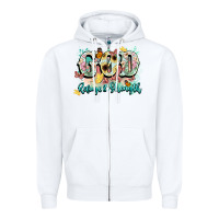White god is my refugee and strength Zipper Hoodie - NancyCooperArtShop