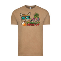 Vintage Coffee hello summer Vintage Tee - SublimationCraftShop