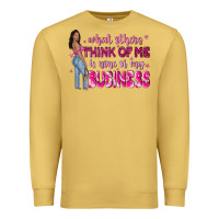 Antique Gold what other think of me is none of my business Premium Sweatshirt - NancyCooperArtShop