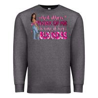 Charcoal Heather what other think of me is none of my business Premium Sweatshirt - NancyCooperArtShop