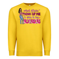 Lemon what other think of me is none of my business Premium Sweatshirt - NancyCooperArtShop