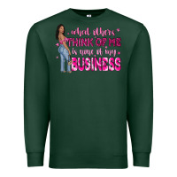 Sports Green what other think of me is none of my business Premium Sweatshirt - NancyCooperArtShop