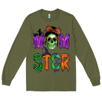 Army Green momster Long Sleeve Tee - BundleAndBundleShop