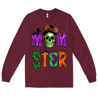 Burgundy momster Long Sleeve Tee - BundleAndBundleShop