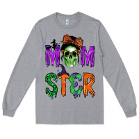 Heather Grey momster Long Sleeve Tee - BundleAndBundleShop