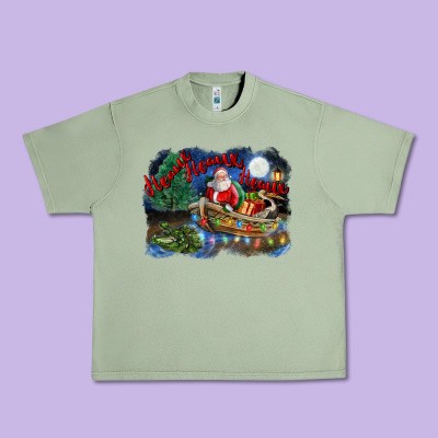 Heaux Heaux Heaux Christmas Louisiana Swamp Urban Heavy Tee Designed By Fadigitalartstudio