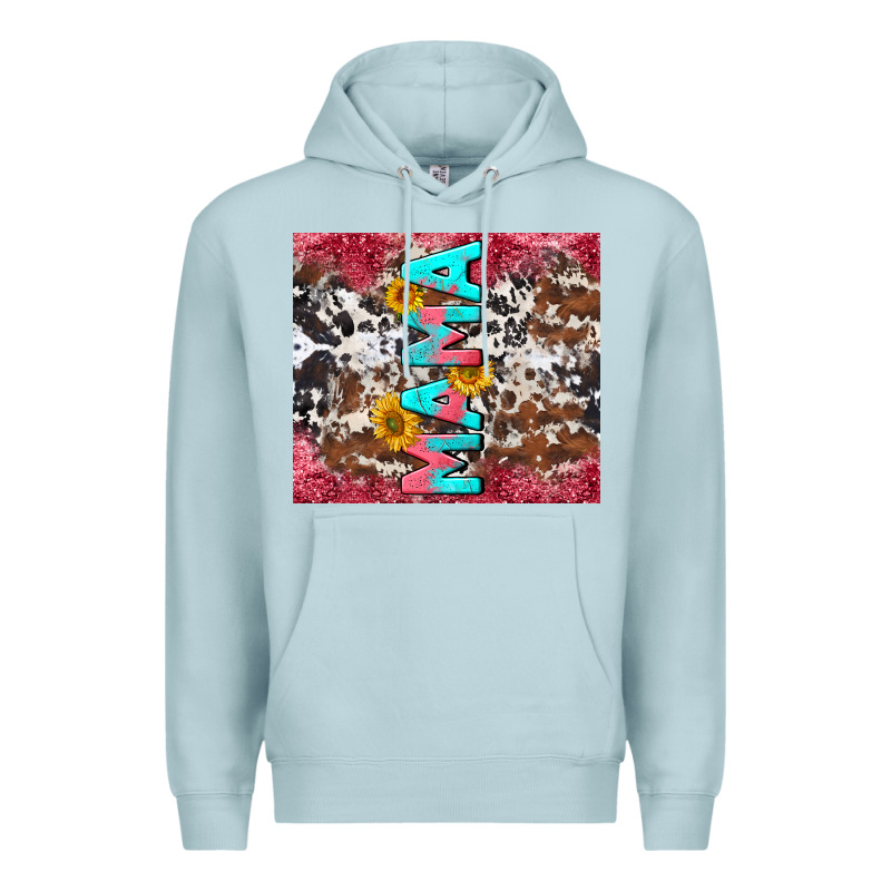 Mama Cowhide  Sunflowers Premium Hoodie by LillyAllenDesigns | Teevron