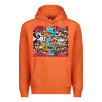 Carrot mama cowhide  sunflowers Premium Hoodie - LillyAllenDesigns