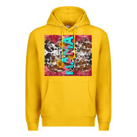 Lemon mama cowhide  sunflowers Premium Hoodie - LillyAllenDesigns