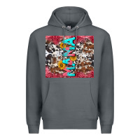 Rock mama cowhide  sunflowers Premium Hoodie - LillyAllenDesigns
