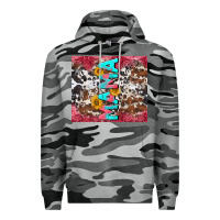 Slate Camo mama cowhide  sunflowers Premium Hoodie - LillyAllenDesigns