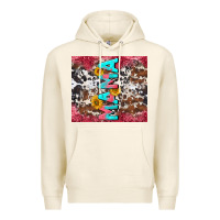 Tofu mama cowhide  sunflowers Premium Hoodie - LillyAllenDesigns