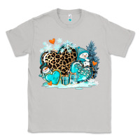 Moon Dust winter hearts with snowmans Classic Tee - AdoDesignShop