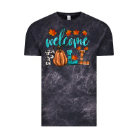 Cloud Black welcome fall Vintage Tee - HRA Design Shop