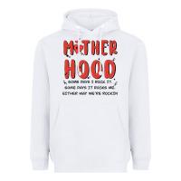 White motherhood some day i rock it Heavyweight Hoodie - MaliasSmallBusiness