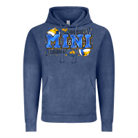 Vintage Denim mini volleyball Vintage Hoodie - Zillion Design Studio