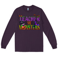 Plum teacher of monsters Long Sleeve Tee - BundleAndBundleShop