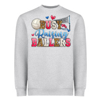 Busy Raising Ballers Volleyball Heavyweight Sweatshirt | Teevron