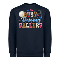 Navy busy raising ballers volleyball Heavyweight Sweatshirt - Zillion Design Studio