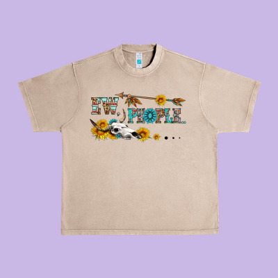 Ew People With Cross Urban Heavy Tee Designed By Hra Design Shop