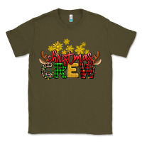 Army Green christmas crew Classic Tee - AdoDesignShop
