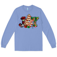 Colony Blue joy with christmas tree cake ado Long Sleeve Tee - AdoDesignShop