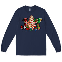 Navy joy with christmas tree cake ado Long Sleeve Tee - AdoDesignShop