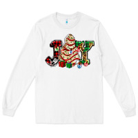 White joy with christmas tree cake ado Long Sleeve Tee - AdoDesignShop