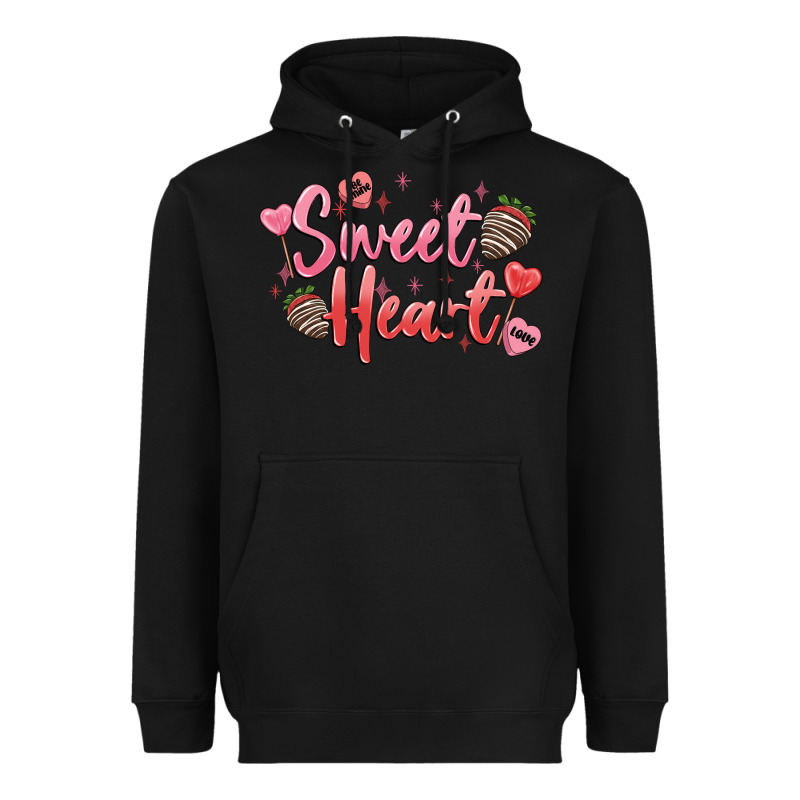 Sweet Heart Heavyweight Hoodie by MaliasSmallBusiness | Teevron