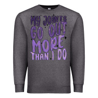 Charcoal Heather my joints go out more than ı do Premium Sweatshirt - MaliasSmallBusiness