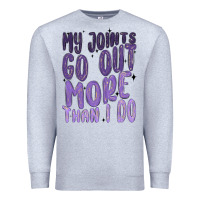 Heather Grey my joints go out more than ı do Premium Sweatshirt - MaliasSmallBusiness
