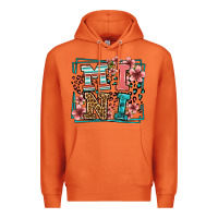 Carrot floral leopard frame mini Premium Hoodie - LillyAllenDesigns