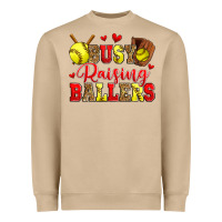 Mushroom busy raising ballers softball Heavyweight Sweatshirt - Zillion Design Studio