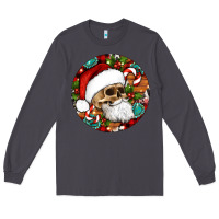 Smoke Christmas hippie skeleton santa ornament Long Sleeve Tee - Artiststas