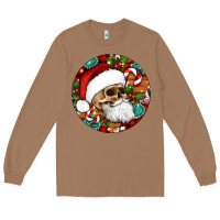 Toasted Coconut Christmas hippie skeleton santa ornament Long Sleeve Tee - Artiststas