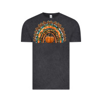 Vintage Black fall pumpkin rainbow Vintage Tee - HRA Design Shop