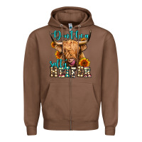 Chestnut don't be a salty heifer long haired cow Zipper Hoodie - Jasminsmagicworld