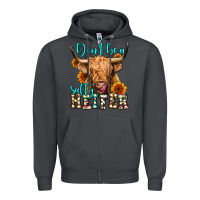 Smoke don't be a salty heifer long haired cow Zipper Hoodie - Jasminsmagicworld