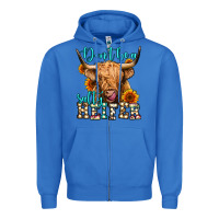 True Royal don't be a salty heifer long haired cow Zipper Hoodie - Jasminsmagicworld