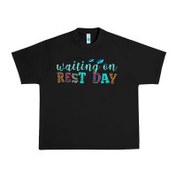 Black waiting on rest day Urban Heavy Tee - HRA Design Shop
