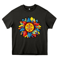 Asphalt autism sunflower Heavy Core Tee - RacoonDesign