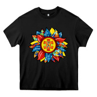 Black autism sunflower Heavy Core Tee - RacoonDesign