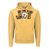 Vintage Mustard husky christmas joy Vintage Hoodie - RanaPortraitStore