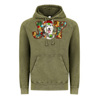Vintage Olive husky christmas joy Vintage Hoodie - RanaPortraitStore