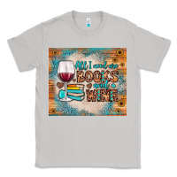 Moon Dust all i need are books and wine Classic Tee - JahusDesignShop